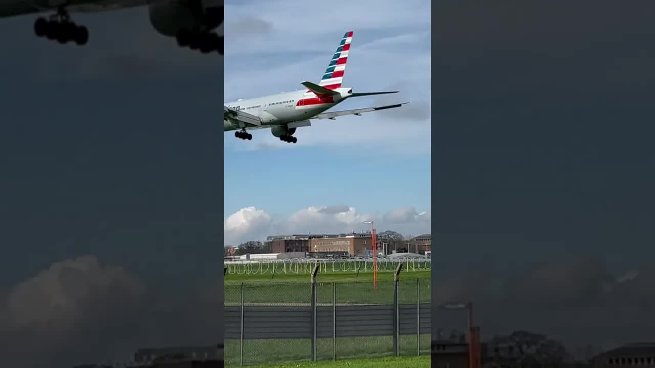 American Airlines Boeing 777 London Heathrow 🇬🇧 #b777 #planespotting #aviation