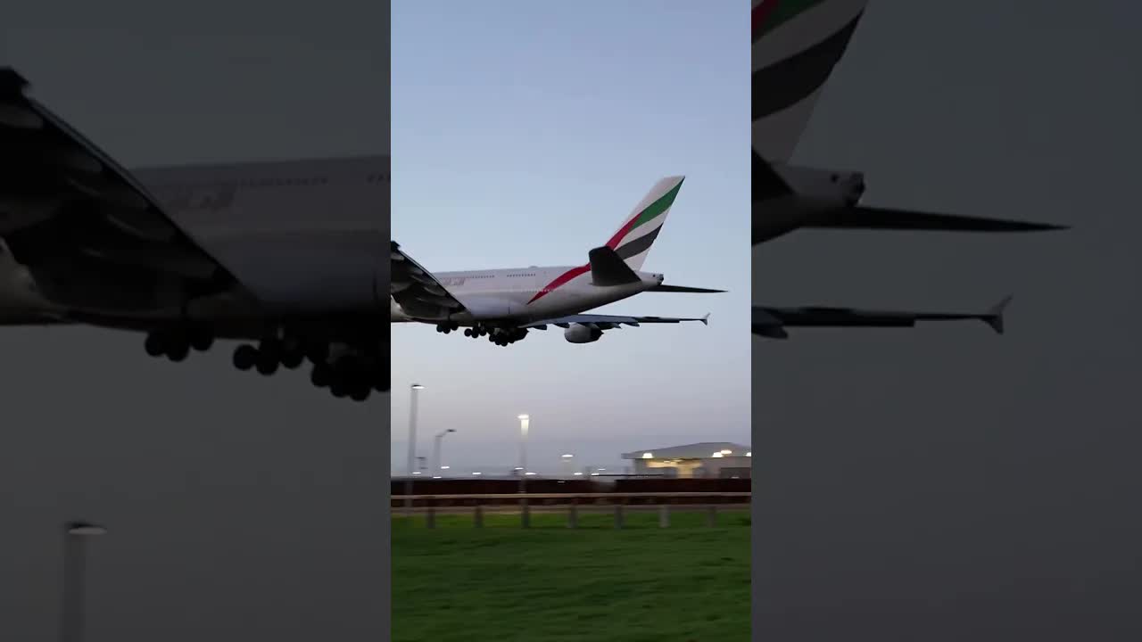 Emirates Airbus A380 #avaition #heathrowplanespotting #airbus