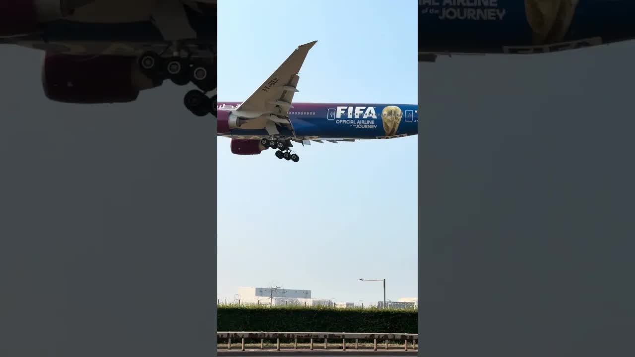 Qantas777 World Cup Livery #aviation #heathrow #planespotting #777