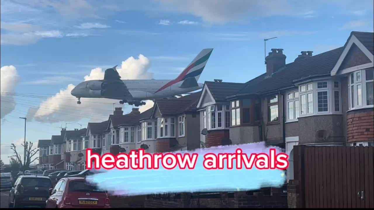 BIG JETS 🛫🛬🔊 london heathrow arrivals and departures.