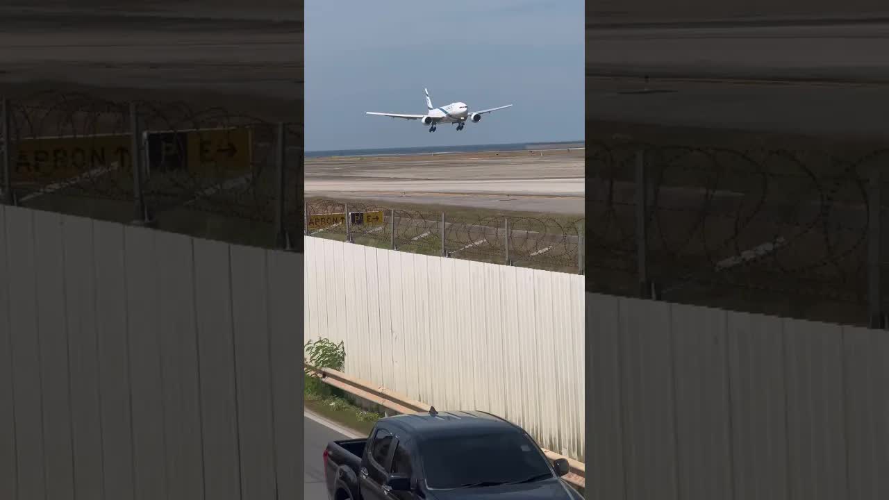 🇮🇱Boeing 777 landing in to Phuket #aviation #planespotting #heathrow