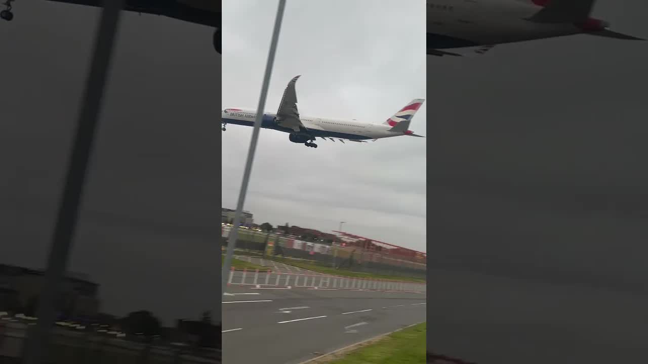 3 monsters screaming across the sky , unbelievable sound , #planes #aviation #planespotting #landing
