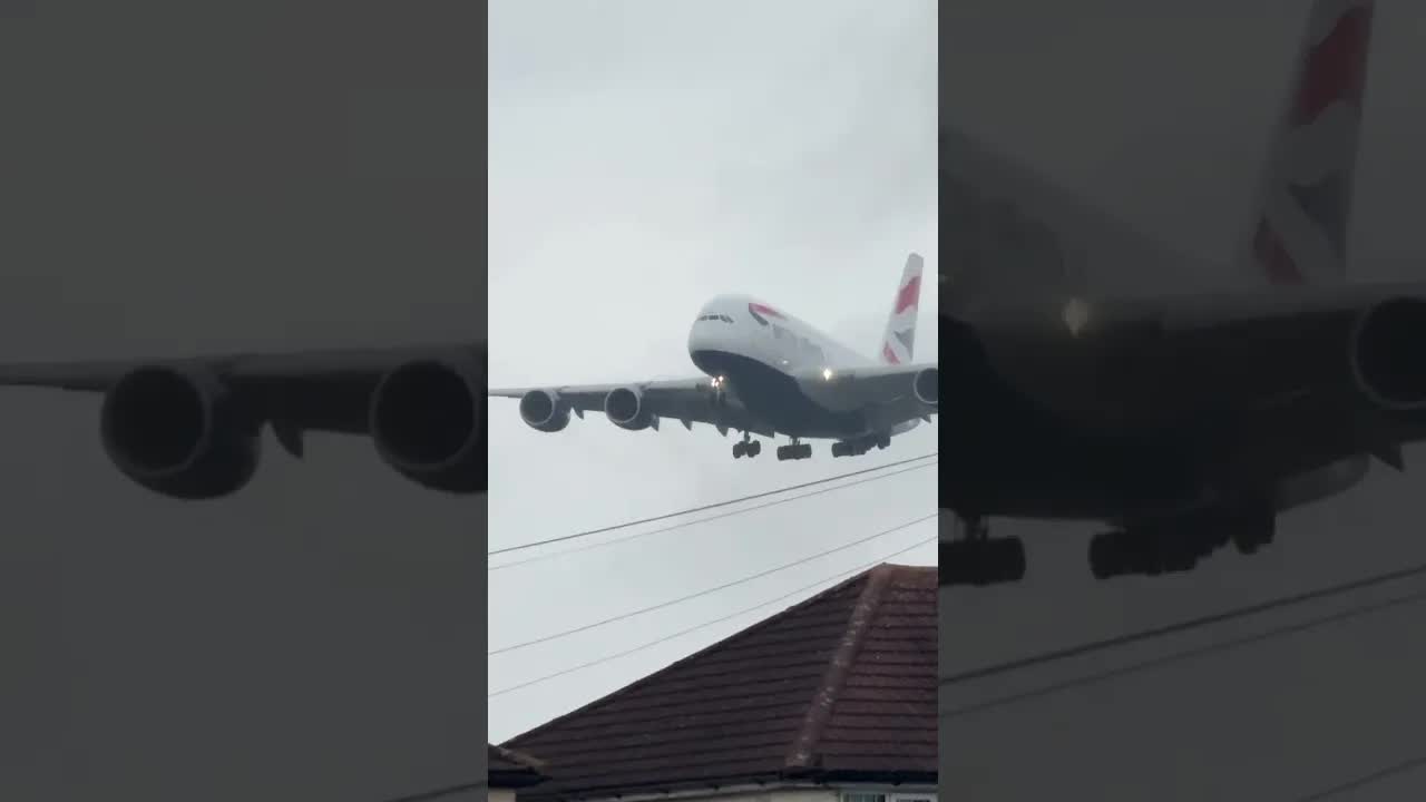 British Airways A380 , London heathrow #avaition #planespotter #heathrow
