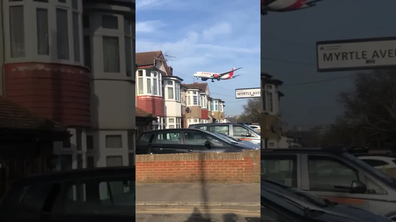 Myrtle Avenue London #planespotting #avaition #heathrow