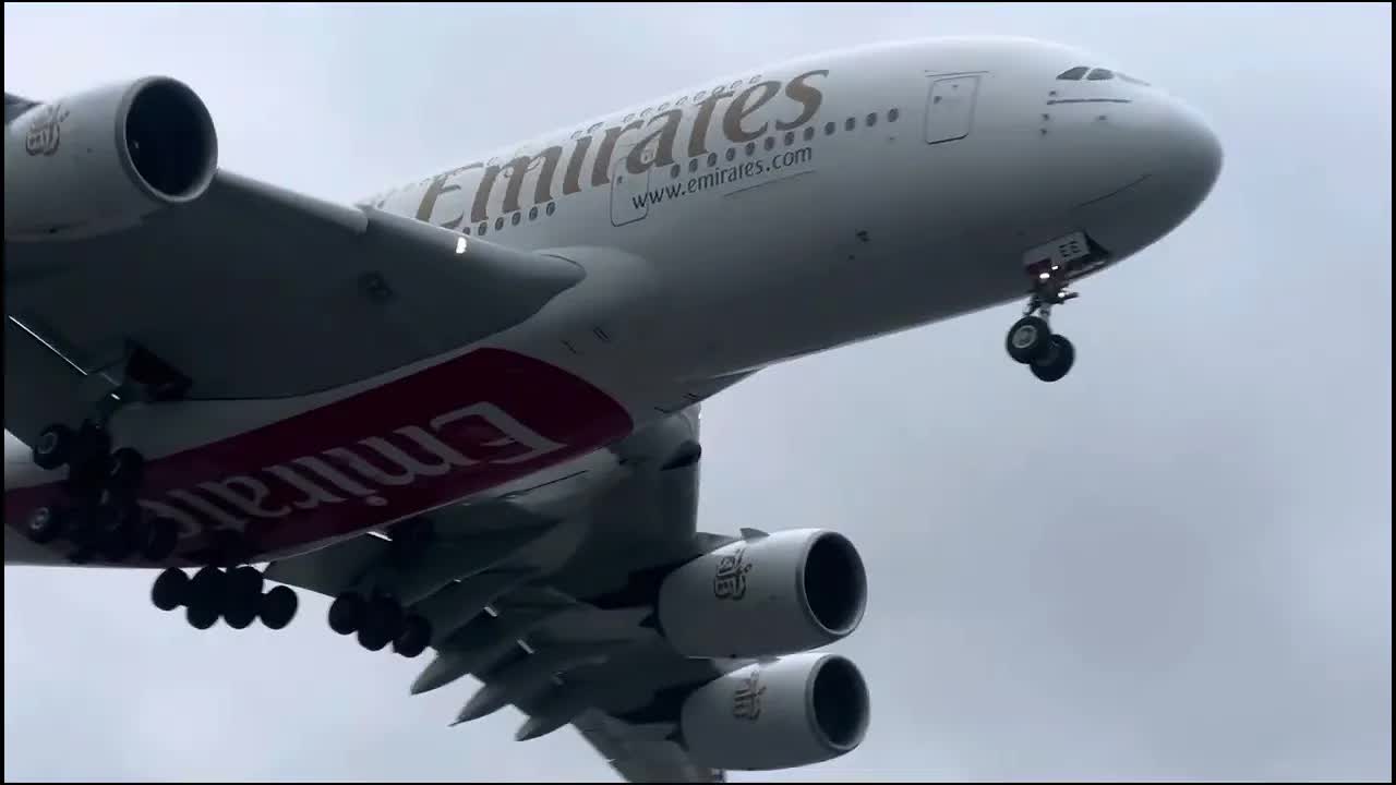 London heathrow airport where huge planes land ever 90 seconds A380 and 747