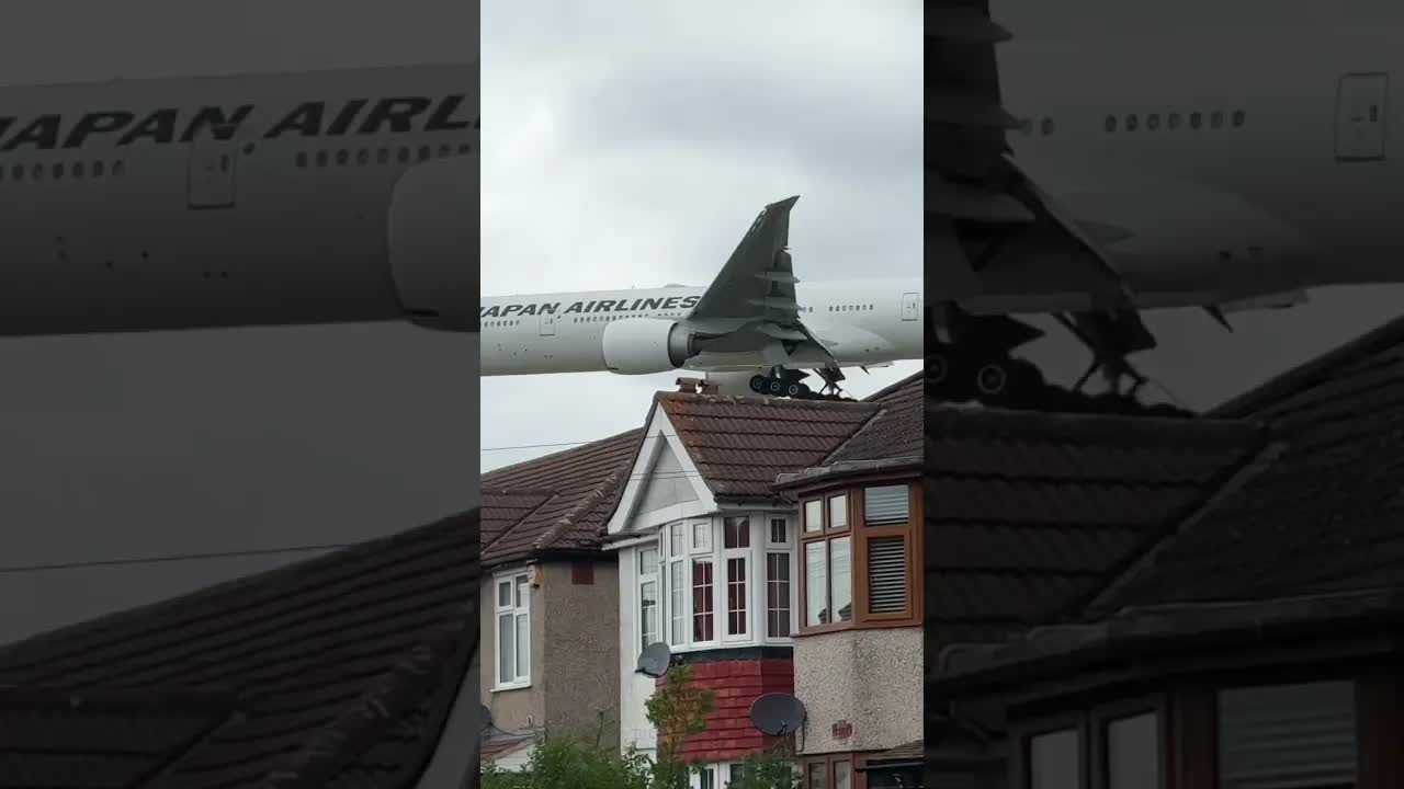 Japan airlines Boeing 777 #heathrow #avaition #planespotting