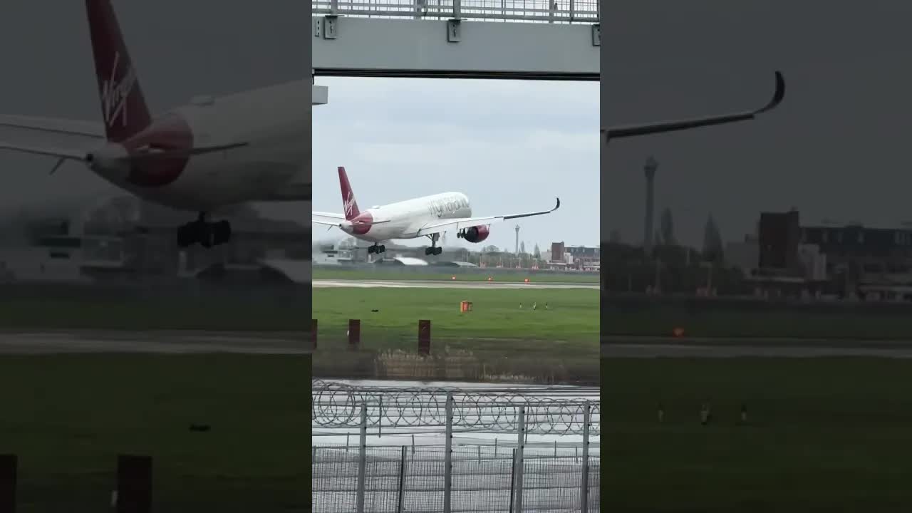 Virgin Airline Airbus A350 , London Heathrow 🇬🇧 #avaition #airbus #planespotting