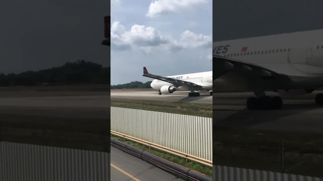 Plane spotting in Thailand 🇹🇭 😍❤️ #airturkey #airasia #planespotting