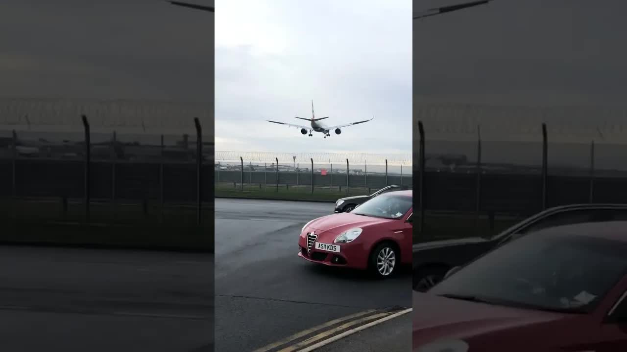 British Airways A350-1000 landing in to Heathrow #avaition #planespotting #heathrow