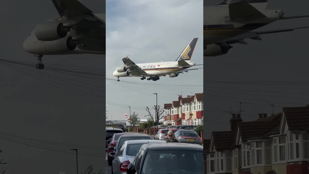 Boom the Singapore A380✈️ #heathrow #planespotting #aviation