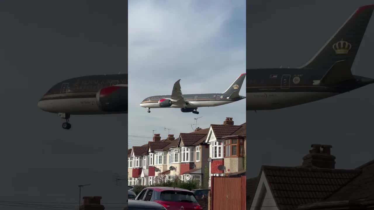 Royal jordan Boeing 787 #heathrow #aviation #planespotting