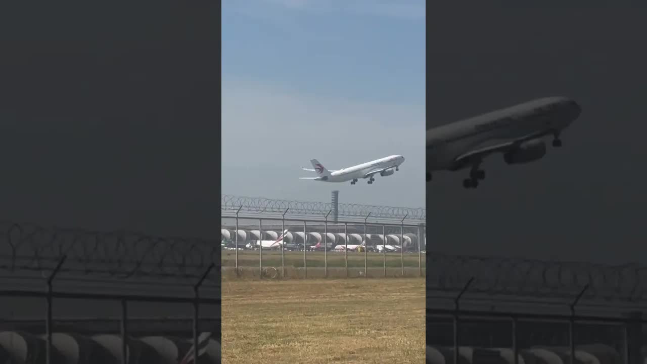 Bangkok Airport, China eastern A350 #aviation #thailand #planespotting