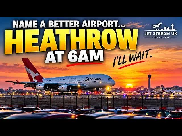 Heathrow at 6am nowhere in the world like it