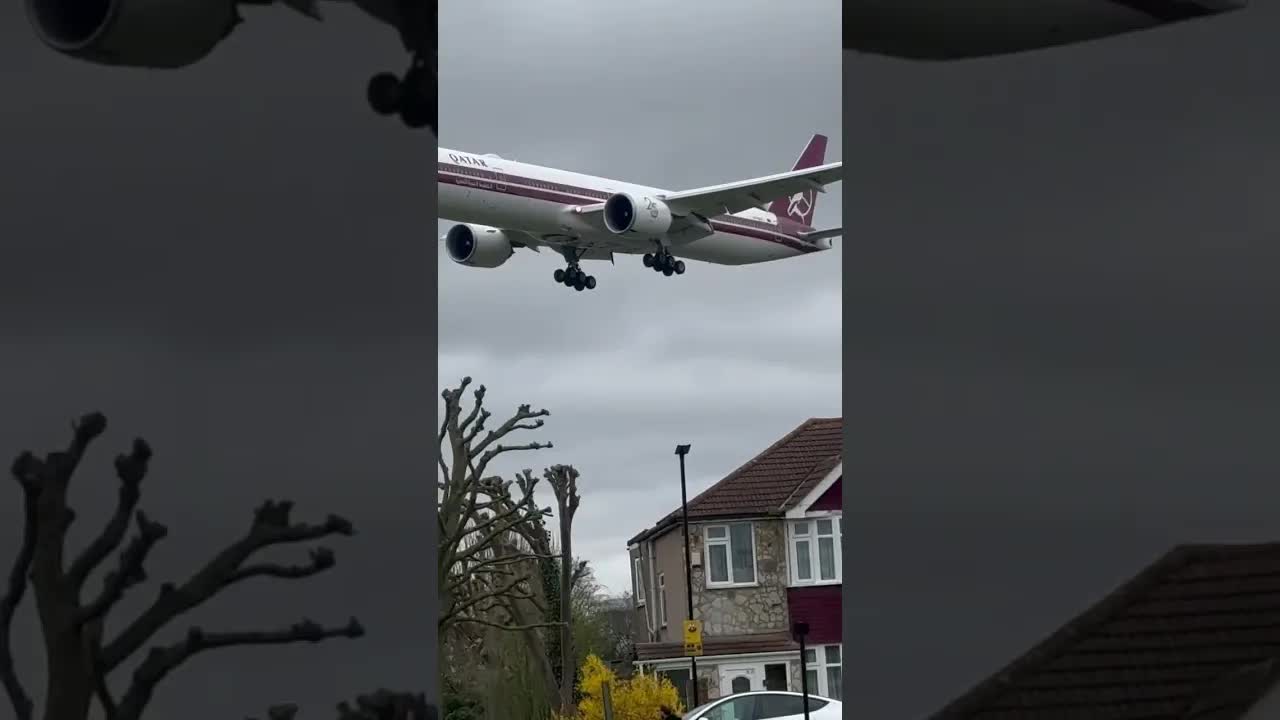 Qatar Boeing 777 retro livery , 25 anniversary, #avaition #planespotting #heathrow