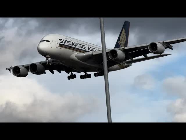 3 Airbus A380 in a row landing in to Heathrow 🇬🇧❤️