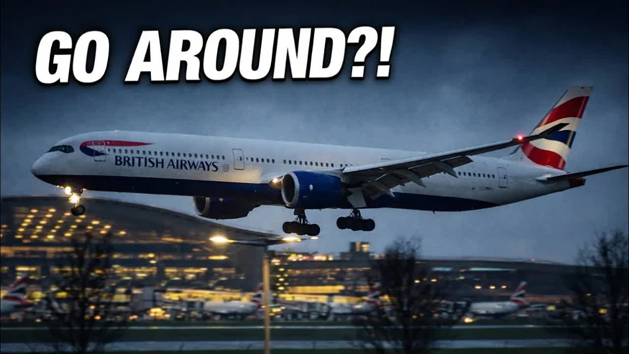 Morning trip to Heathrow and got a GO-AROUND