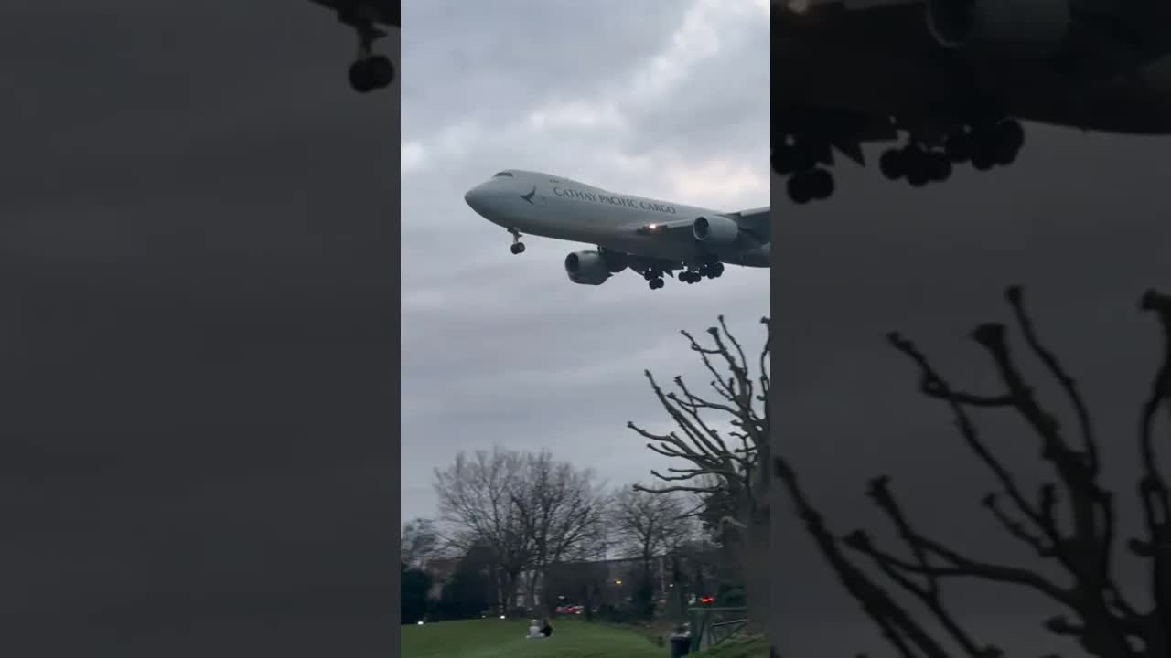 Cathay Pacific Boeing 747 Cargo #avaition #planespotting #heathrow