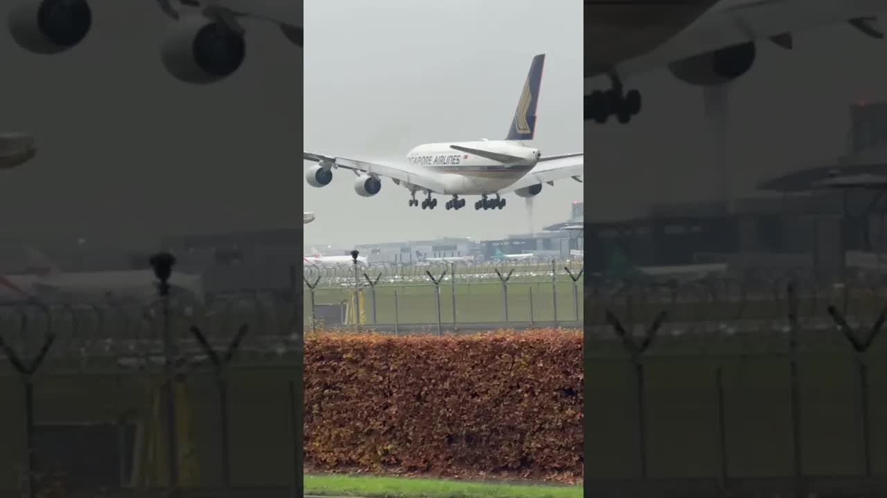 KING OF THE SKIES , Singapore Airlines #aviation #heathrow #planespotting A380