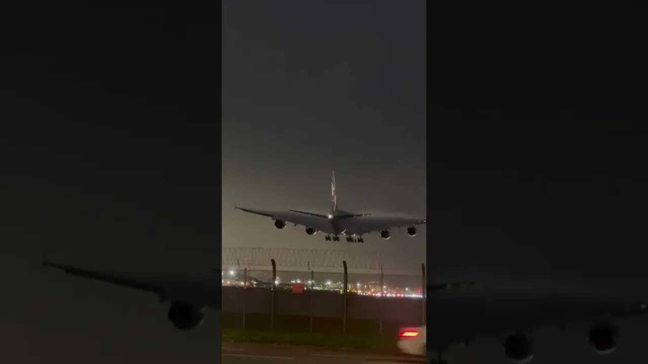 Qatar Airways A380 wing clouds #avaition #heathrowplanespotting #airbusa380