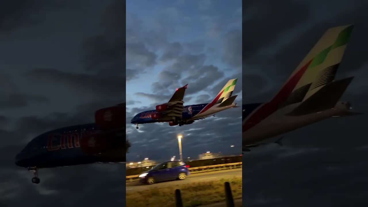 NBA livery on the A380 #heathrow #aviation #planespotting