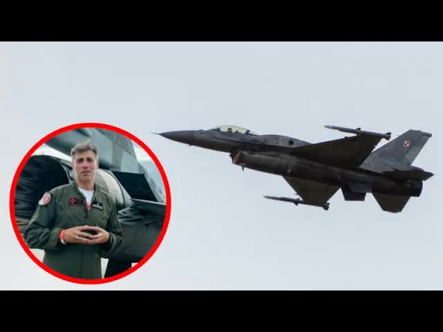 F-16 Display at Cosford Airshow 2025 – In Memory of Major Maciej “Slab” Krakowian