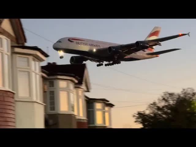 All airbus 380 compilation London Heathrow