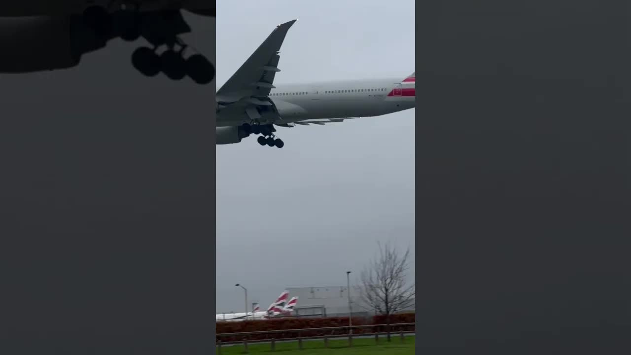 American Airlines Boeing 777 #avaition #heathrow #planespotting