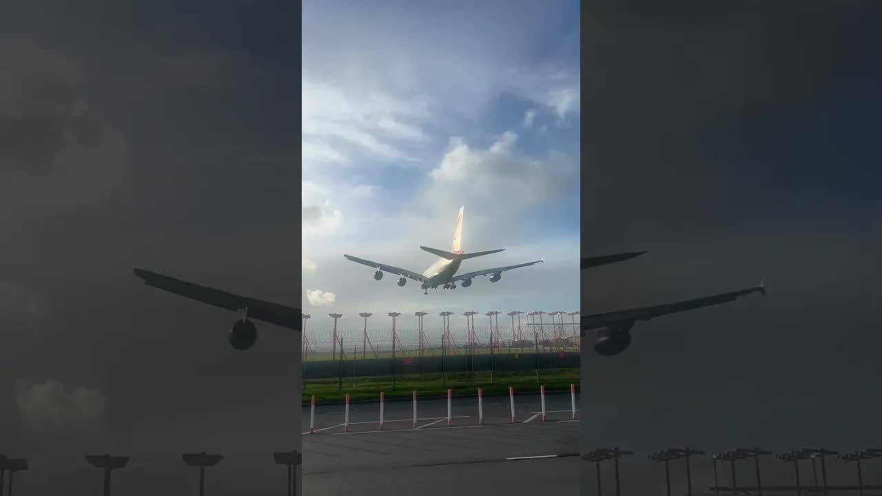 BRITISH AIRWAYS A380 😍✈️🛬 #heathrow #planespotting #avaition