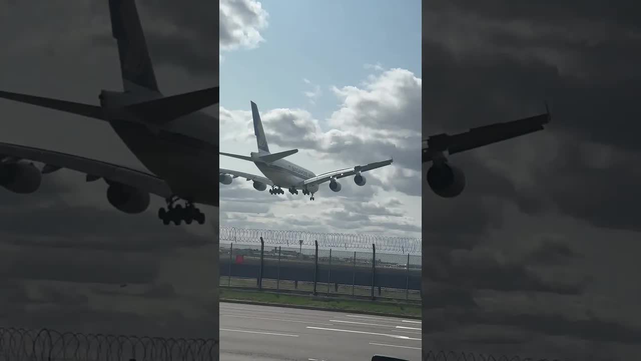 Singapore 380 London Heathrow #airbusa380 #aviation #heathrow