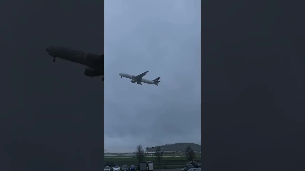 Go around at the thistle hotel London Heathrow #aviation #heathrow #planespotting