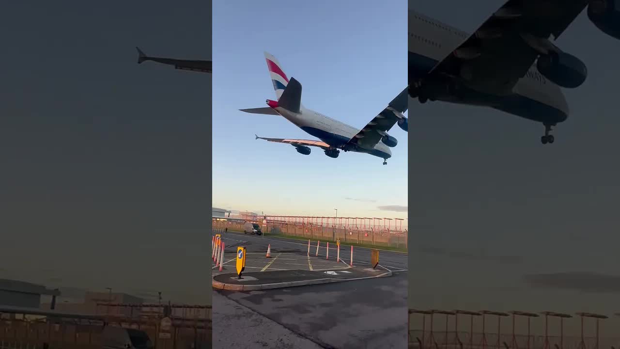 People say planes are not loud anymore 🤦🏻‍♂️🤷‍♂️ 🇬🇧A380 #avaition #heathrow #planespotting