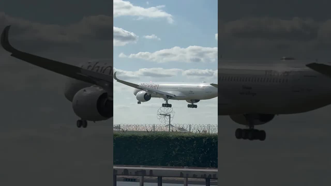 Ethiopia Airbus A350 🔥 London Heathrow #airbusa380 #aviation #heathrow