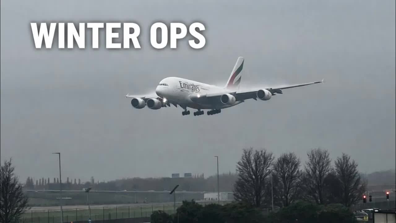Heathrow Winter Plane Spotting ❄️ | Thistle Hotel Landing Views