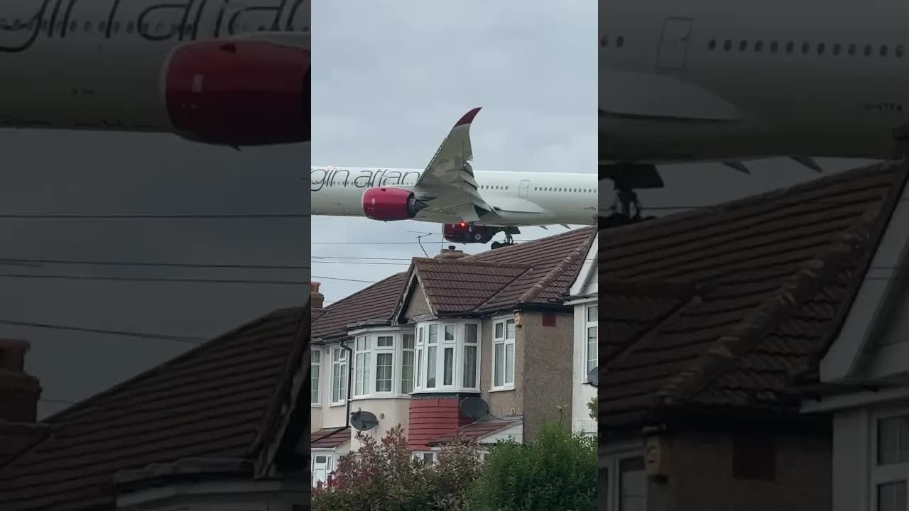 Virgin Airlines Airbus A350-1000 london heathrow #aviation #airbus #heathrow